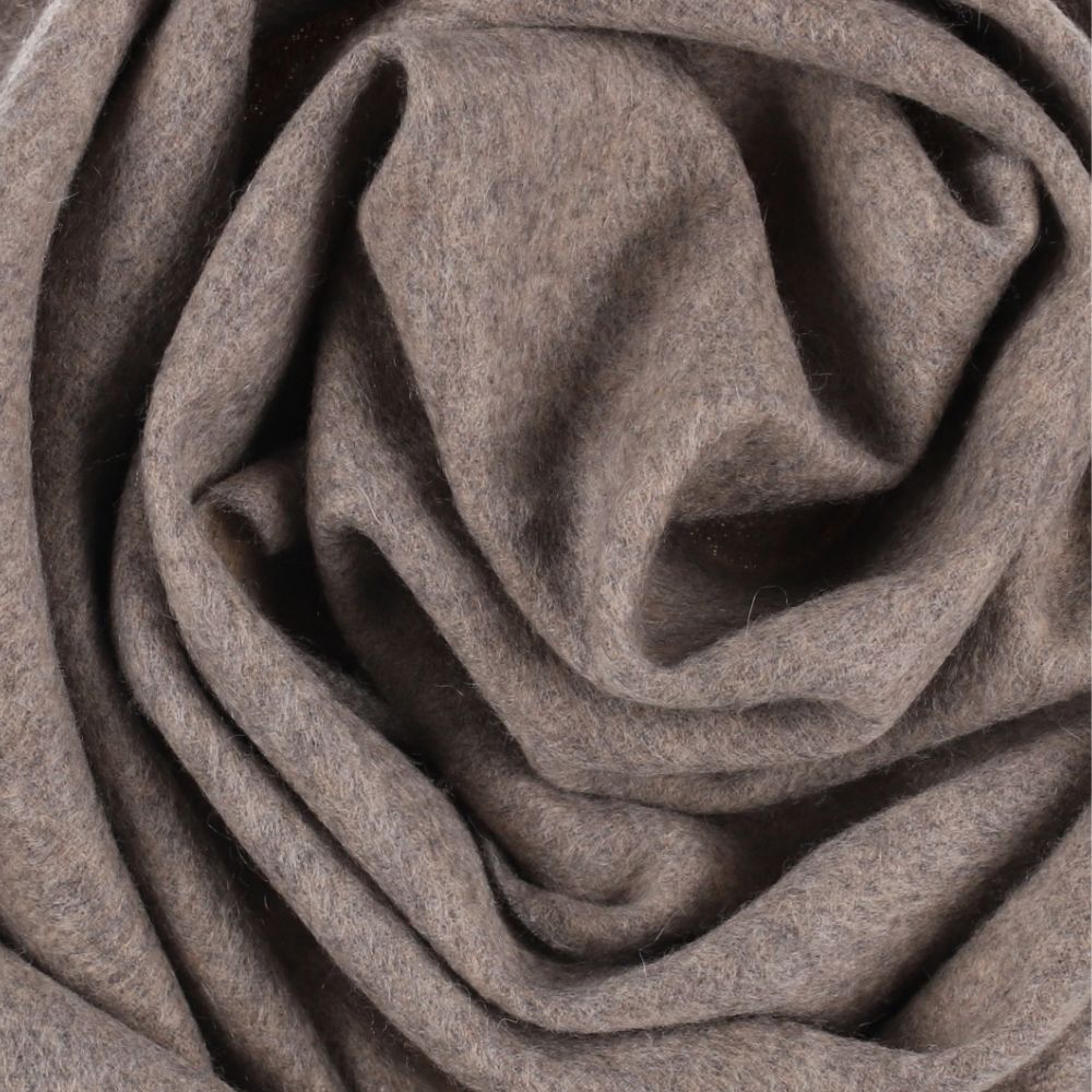 Grijsbeige sjaal van 100% cashmere voor dames Parijs
