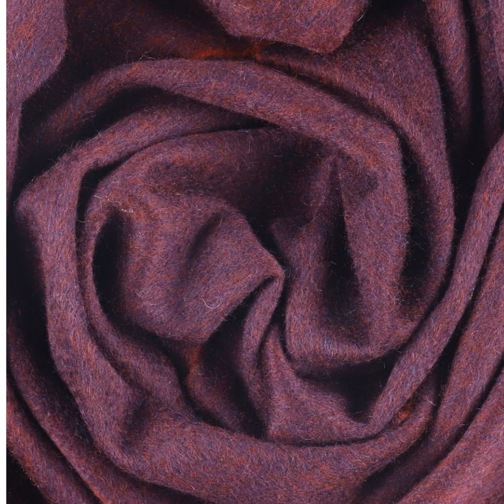 Bordeauxrode cashmere wintersjaal voor dames Parijs