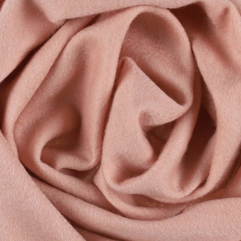 Effen lichtroze cashmere sjaal voor dames Parijs