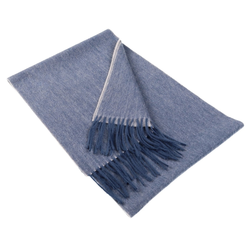 Blauwe sjaal van 100% cashmere voor dames Parijs